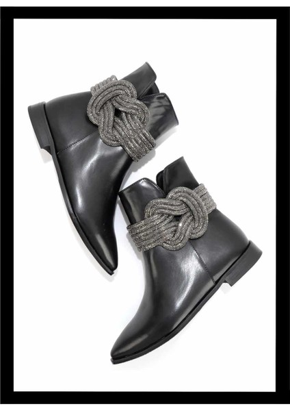 Siyah Kadın Bot & Bootie K02666301309