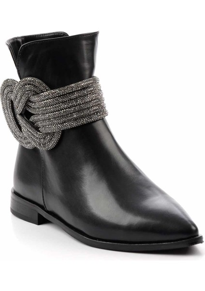 Siyah Kadın Bot & Bootie K02666301309