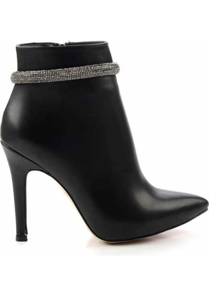 Siyah Platin Kadın Bot & Bootie K02674030409 fiyatları