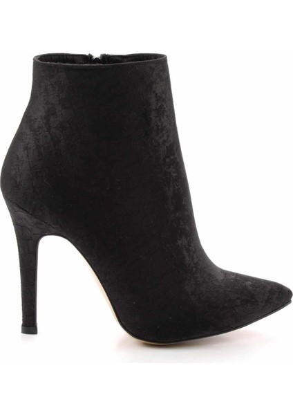 Siyah Kroko Süet Kadın Bot & Bootie K02674103602 fiyatları