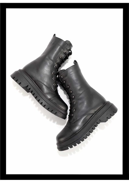 Siyah Kadın Bot & Bootie K02718131309