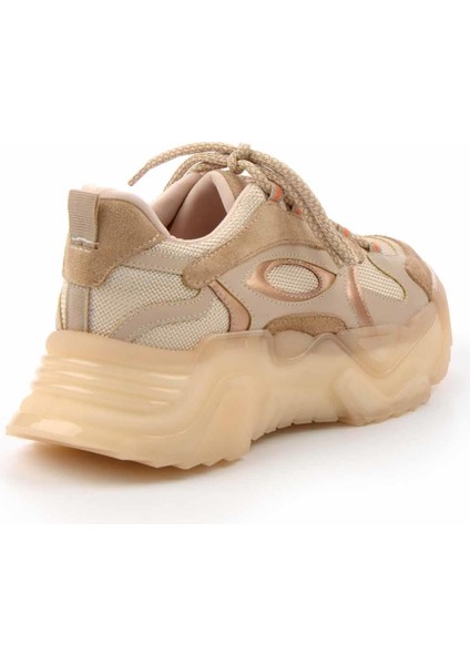 Bej Süet Kadın Sneaker K01948011502