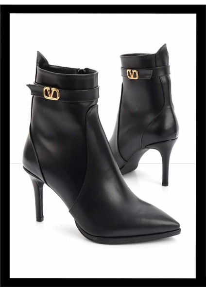 Siyah Kadın Bot & Bootie K02209240509