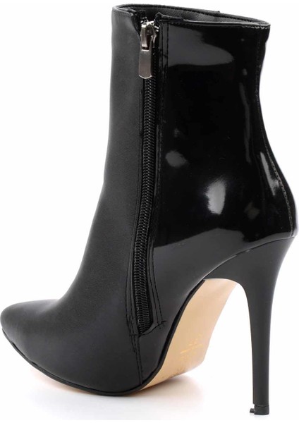 Siyah Siyah Rugan Kadın Bot & Bootie K02671902809 fırsatları
