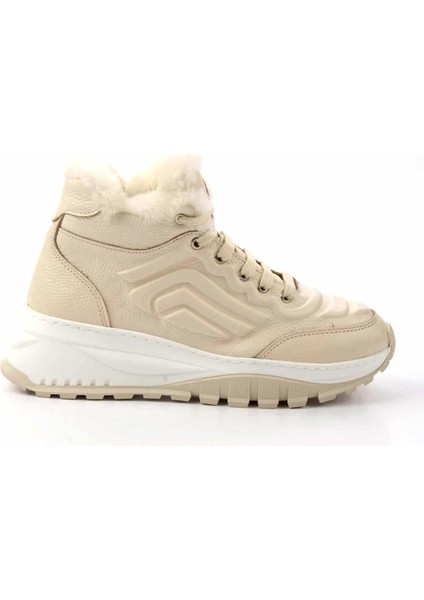 Bej Hakiki Deri Kadın Bot & Bootie K02410060103 fiyatları
