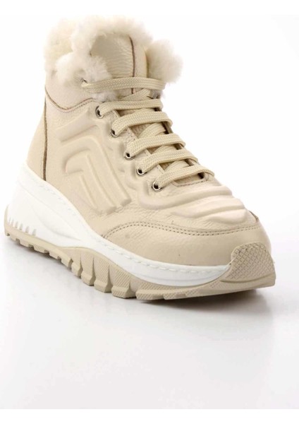 Bej Hakiki Deri Kadın Bot & Bootie K02410060103 modelleri