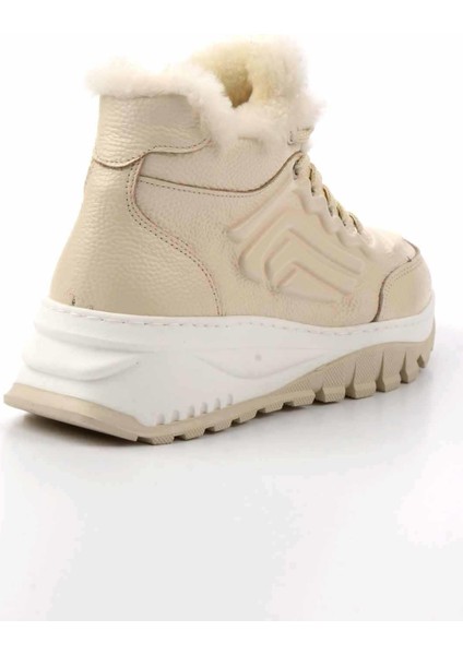 Bej Hakiki Deri Kadın Bot & Bootie K02410060103 fırsatları