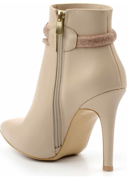 Bej Kadın Bot & Bootie K02674030209