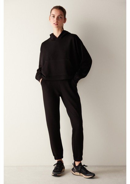 İpeksi Siyah Jogger