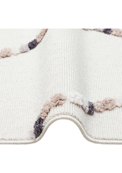 Terazzo Trz 04 White Beige Iskandinav Halı