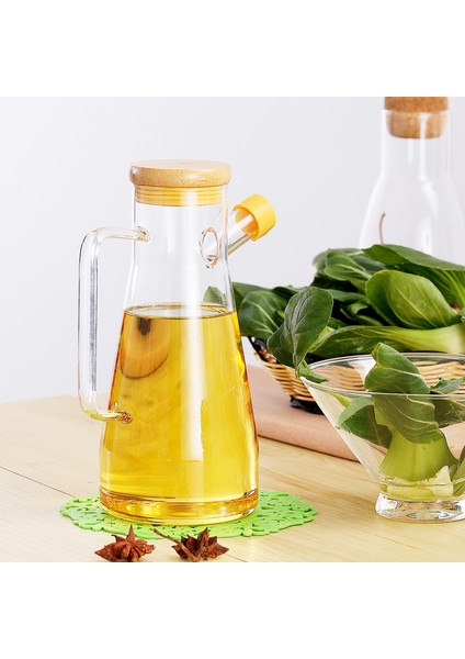 Borosilikat Bambu Sosluk,yağlık 900ML 2 Li ,yağdanlık ,bambu Altlığı Ile Beraber modelleri