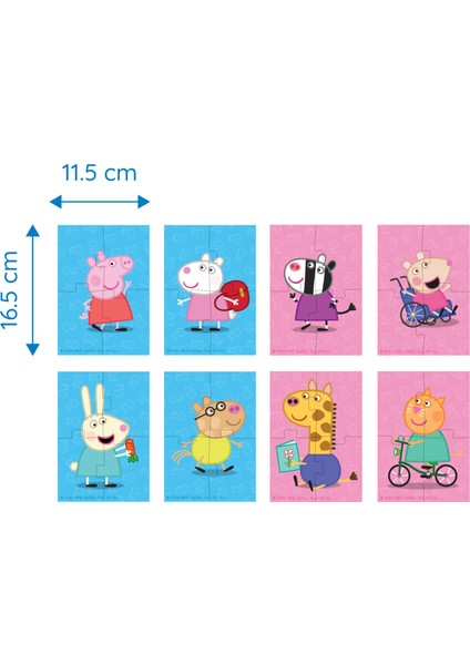 Peppa’s Friends: Çift Taraflı 8 + 2 Puzzle