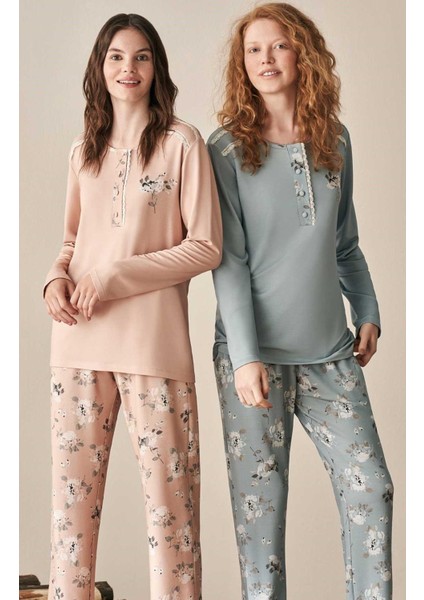 3916 Kadın Uzun Kollu Pijama Takım fiyatları