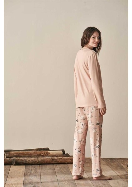 3916 Kadın Uzun Kollu Pijama Takım modelleri