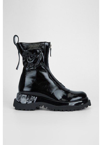 Kadın Sıyah Krsk Rgn Hakiki Deri Casual Bot 33 7800 Bn Bot SK23/24