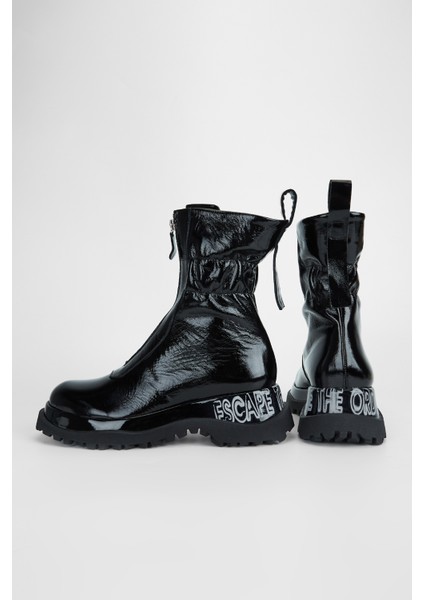 Kadın Sıyah Krsk Rgn Hakiki Deri Casual Bot 33 7800 Bn Bot SK23/24 fırsatları