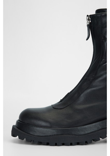 Kadın Siyah Hakiki Deri Casual Bot 33 7800 Bn Bot SK23/24 indirimleri