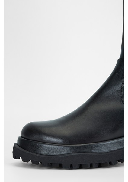 Kadın Siyah Hakiki Deri Çizme 33 7809 Bn Czm SK23/24 fırsatları