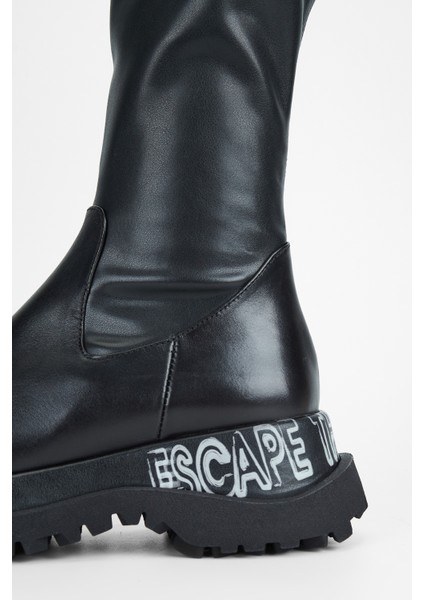 Kadın Siyah Hakiki Deri Çizme 33 7809 Bn Czm SK23/24 indirimleri