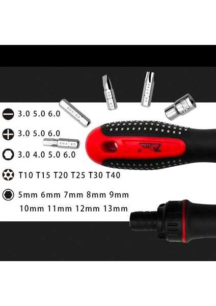28'i 1 Arada Çok Işlevli Cırcırlı Tornavida Seti (Yurt Dışından)