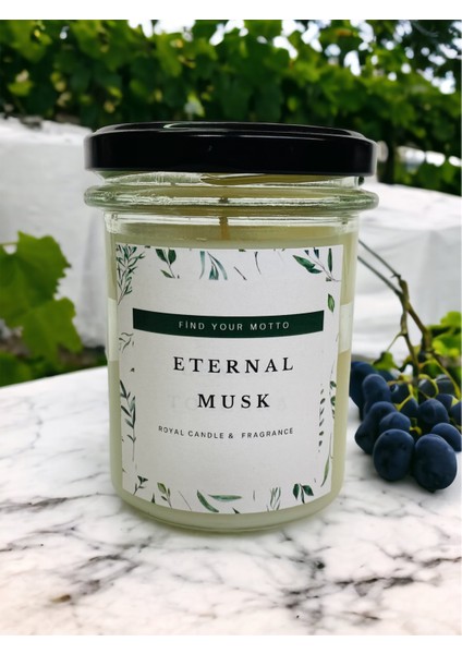 Eternal Musk Kokulu - Naturel Kavanoz Mum