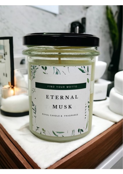 Eternal Musk Kokulu - Naturel Kavanoz Mum