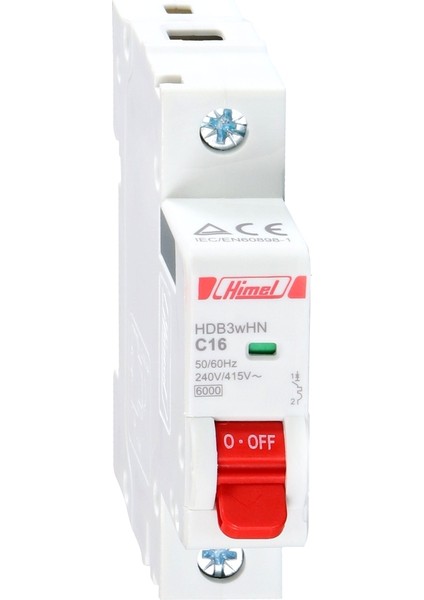 Sigorta 1b 20A 6ka - HDB3WHN1B20