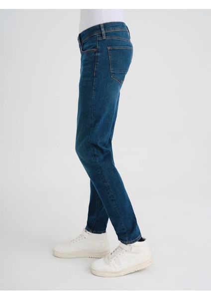 Erkek Jean Pantolon Mavi LF2034665 Enzo Green Wash M