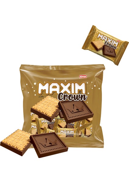 Maxim Crown Kakaolu Bisküvi 275 Gr. (1 Poşet)