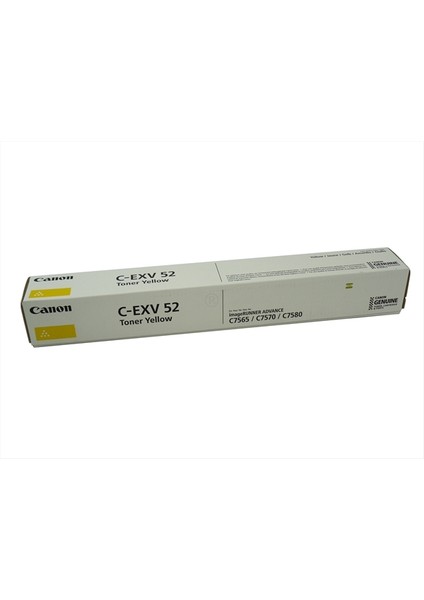 C-Exv 52 Sarı Toner Orjinal C 7565, 7570, 7580