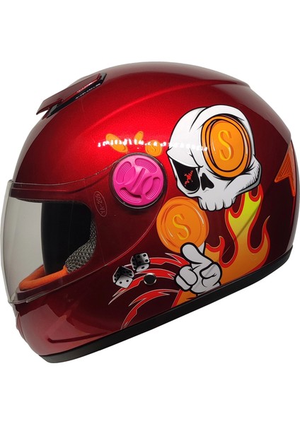 SY118 Çocuk Kask Camı Şeffaf (Sadece Kask Camıdır)