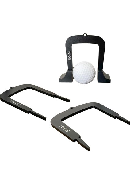 3 Golf Ş Kapıları I Açık 2 Taban Için Metal Atıcı Hedefi (Yurt Dışından)