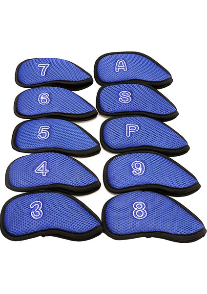 10 /paket Meshy Golf 3,4,5,6,7,8,9,s,a, Most Irons Mavi (Yurt Dışından) fiyatları