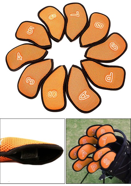 10 /paket Meshy Golf 3,4,5,6,7,8,9,s,a, Most Irons Turuncu (Yurt Dışından) indirimleri
