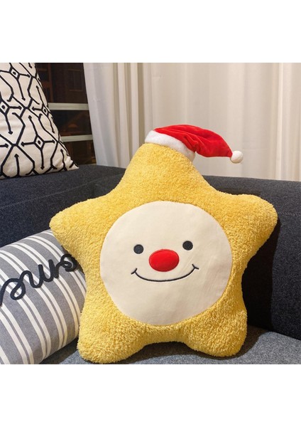 Sevimli Hayalet Peluş Yastık, Yumuşak Sarı Yıldız Yastık Doldurulmuş Hayvanlar Peluşlar Kawaii Bebek Oyuncak Komik Oda Dekor Hediyeler Kız Erkek Doğum Günü Cadılar Bayramı Noel 16IN (Yurt Dışından) fiyatları