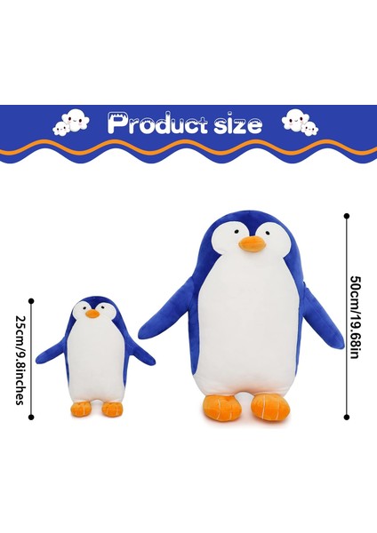 Anime Penguen Peluş, 10 Inç, Mavi Penguen Doldurulmuş Hayvan, Küçük Anime Bebek Squishy Yastık Cosplay Ürün Sahne, Çocuklar Için Hediye (Yurt Dışından) modelleri