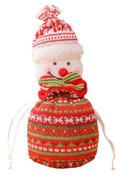 Noel Partisi Karakter Şekli Hediye Şeker Dekorasyon Çanta (Yurt Dışından)