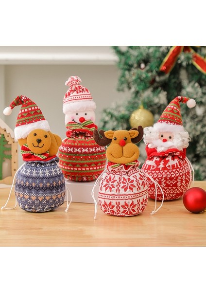 Noel Partisi Karakter Şekli Hediye Şeker Dekorasyon Çanta (Yurt Dışından) fiyatları