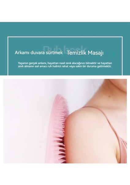 Çap 31 cm Silikon Banyo Ayak Sırt Masaj Pedi (Yurt Dışından) modelleri