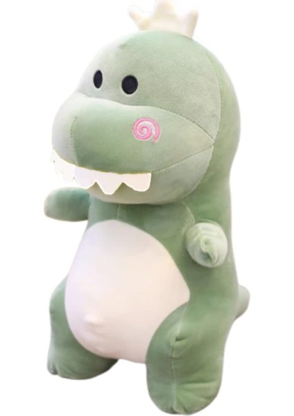 3D Sevimli Tasarım 13,7 Inç Dinozor Peluş Oyuncak, Peluş ve Yumuşak Dinozor Dolgulu Hayvan Yastık, Kızlar ve Erkekler Için Yeşil (Yurt Dışından)