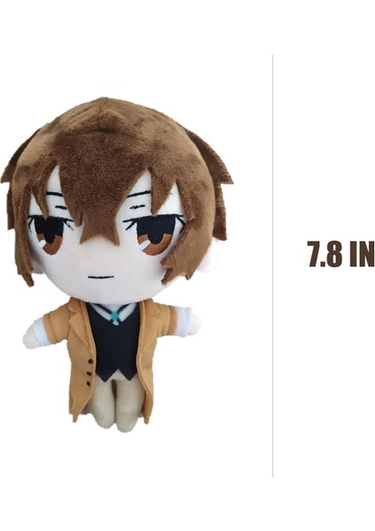 Dazai Peluş Bebek Anime Peluş Hayvan Yumuşak Karikatür Figürü Bsd Oyuncaklar Minderler Yastıklar Hediyeler 7.8 Inç (Yurt Dışından) fiyatları