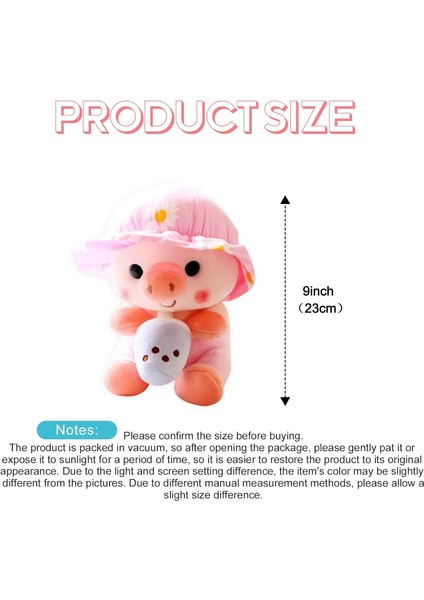 9'' Doldurulmuş Hayvanlar Domuz Peluş Bebek Pembe Sevimli Piggy Peluş Oyuncaklar Kız Erkek Çocuklar Için (Yurt Dışından) fiyatları