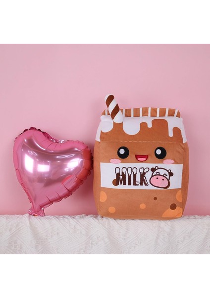 Sevimli Çikolatalı Süt Peluş Yastık Dolması Hayvan Oyuncaklar Kawaii Peluş Karikatür Yumuşak Bebek Ev Sarılma Hediyeler Çocuklar Için Kahverengi 9.8 Inç (Yurt Dışından) fiyatları