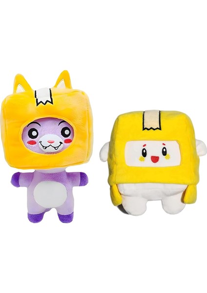 Foxy ve Boxy Peluş Oyuncaklar - Lanky Plushie 2 Adet Oyuncaklar Noel Doğum Günü Için En Iyi Hediye (Foxy+Boxy) (Yurt Dışından)