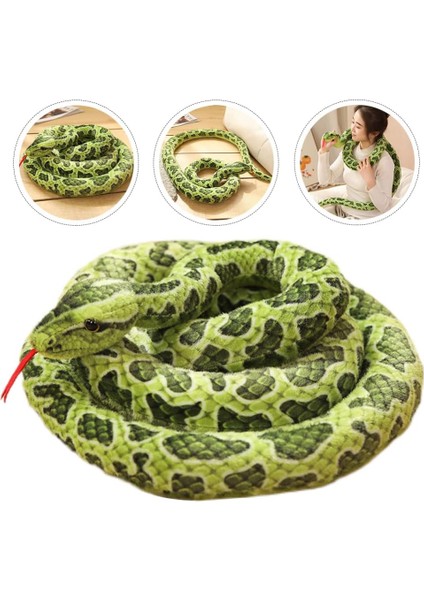 78.6 Inç Yılan Dolması Peluş Oyuncak, Gerçekçi Peluş Anaconda Modeli, Çocuklar Yetişkinler Için Şeyler Yılan Bebek Hediyeleri Doğum Günü/cadılar Bayramı/noel (Yeşil) (Yurt Dışından) fiyatları