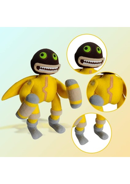 Wubbox Peluş Oyuncak Korku Oyunu Doldurulmuş Hayvanlar Peluş Bebek Erkek ve Kız Çocuklar Için Sarılma Uyku Peluş Yastık (A) (Yurt Dışından)