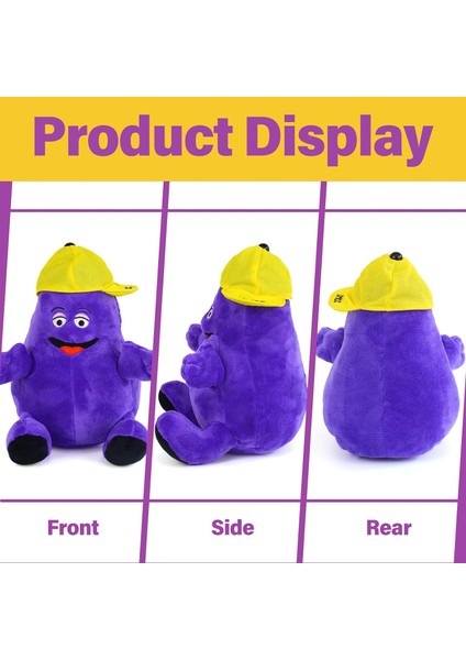 Grimace Peluş Grimace Doldurulmuş Hayvan Peluşları Hayranlara Hediye Için Grimace Peluş Peluş Oyuncak - Çocuklar ve Yetişkinler Için Grimace Doll Peluş Şekil Oyuncakları (Grimace) (Yurt Dışından) fiyatları