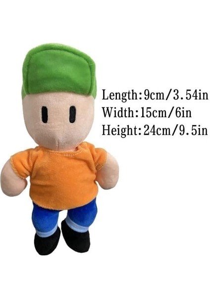 Stumble Guys Peluş, 9 Inç Mr.stumble Figürleri Oyuncak Koleksiyonu Oyun Hayranları Için Oyun Seti Erkek ve Kız Çocukları, Cadılar Bayramı Çocuklar Için Noel Doğum Günü Hediyesi (Yurt Dışından) fiyatları
