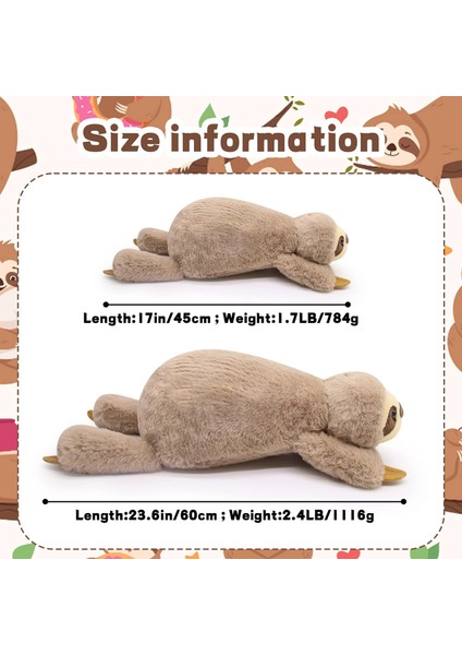 Ağırlıklı Tembellik Doldurulmuş Hayvanlar - Kaygı Tembelliği Için Ağırlıklı Doldurulmuş Hayvanlar, Ağırlıklı Peluş Hayvanlar Bebek Için Tembellik Peluş - Kız Arkadaşı Için Peluş Hediye (Yurt Dışından) fiyatları