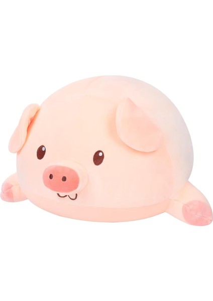 Domuz Peluş Oyuncak Dolması Domuz Sarılma Yastık Peluşlar Domuz Doldurulmuş Hayvan Yuvarlak Göz 15.7" (Yurt Dışından)